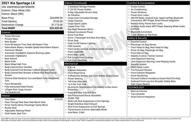 2021 Kia Sportage LX