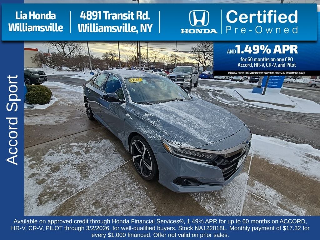 2022 Honda Accord Sport