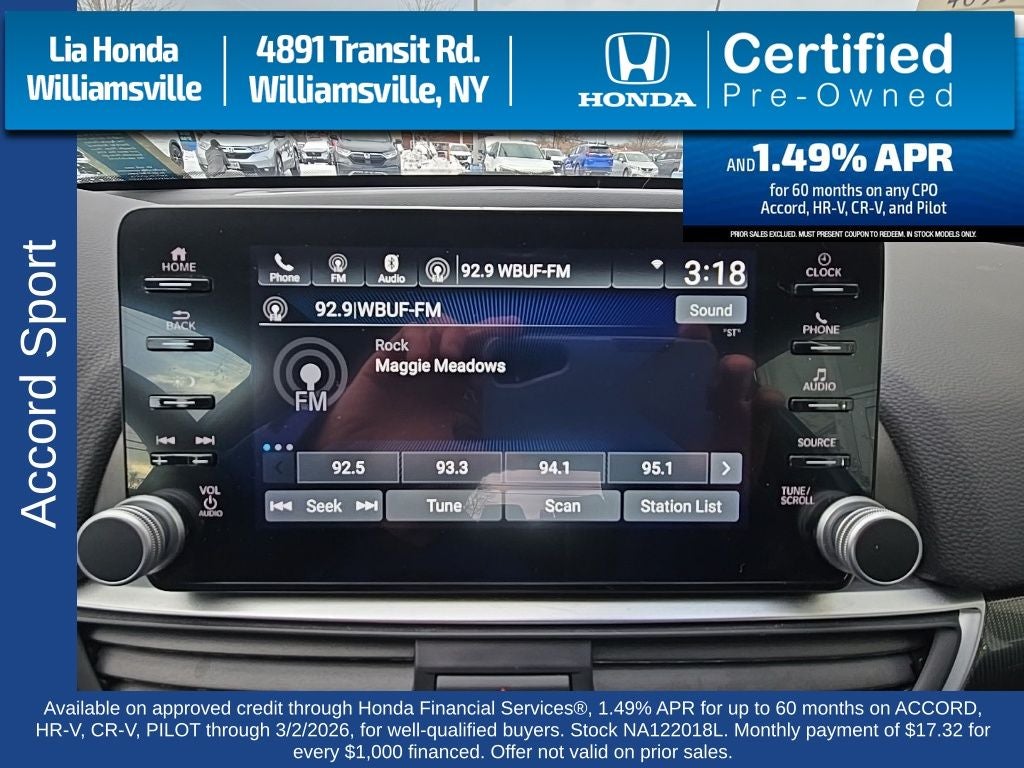 2022 Honda Accord Sport