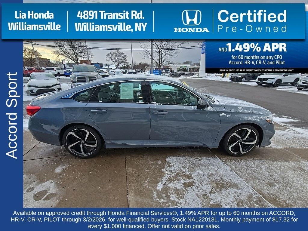 2022 Honda Accord Sport