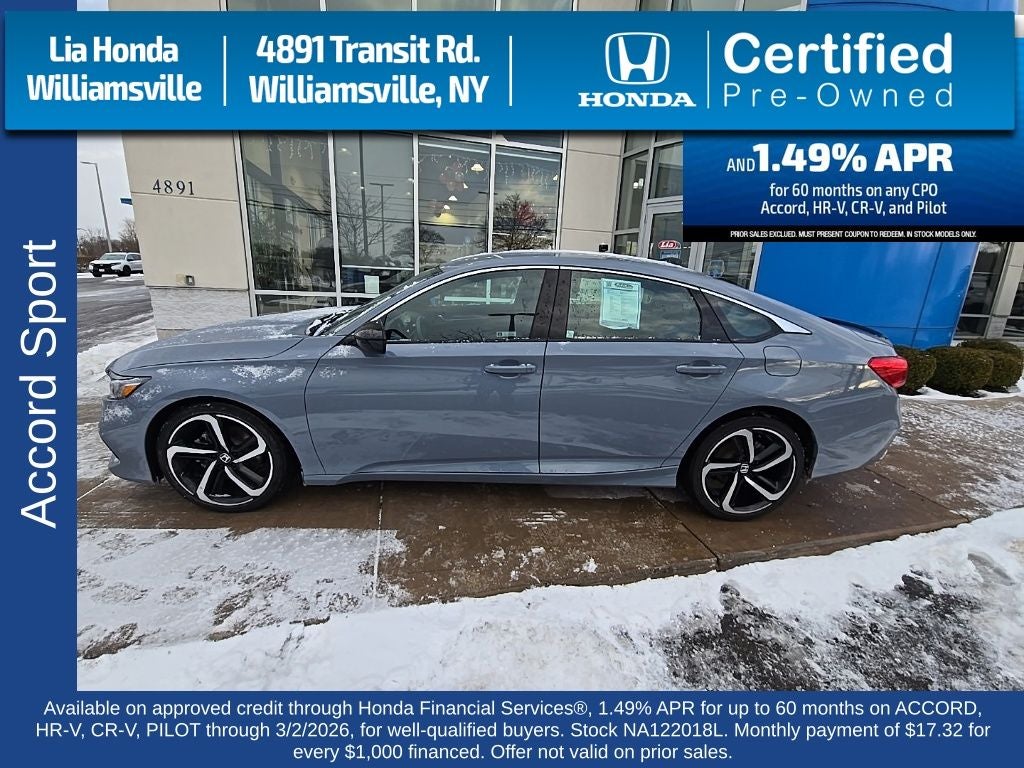 2022 Honda Accord Sport