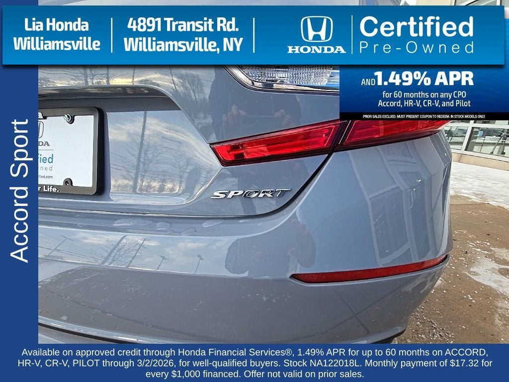 2022 Honda Accord Sport