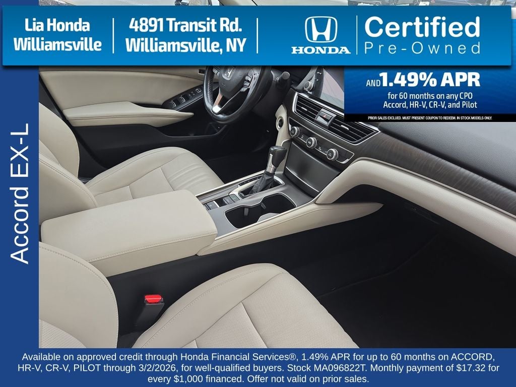 2021 Honda Accord EX-L