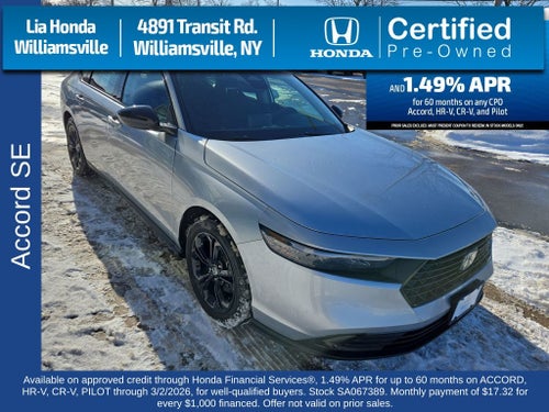 2025 Honda Accord SE