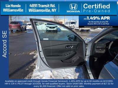 2025 Honda Accord SE