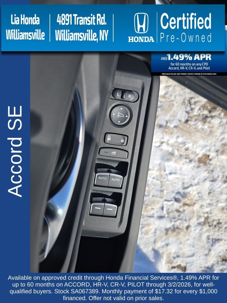 2025 Honda Accord SE