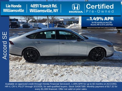 2025 Honda Accord SE
