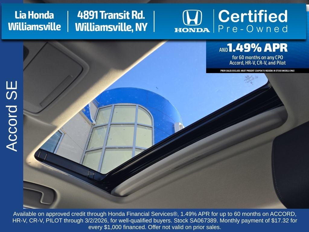 2025 Honda Accord SE