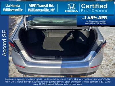 2025 Honda Accord SE