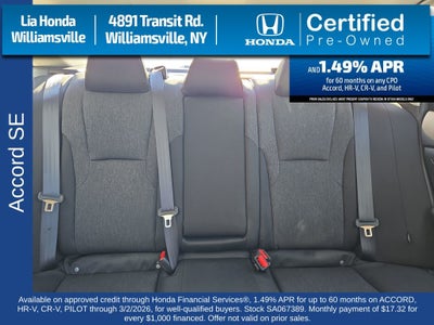 2025 Honda Accord SE