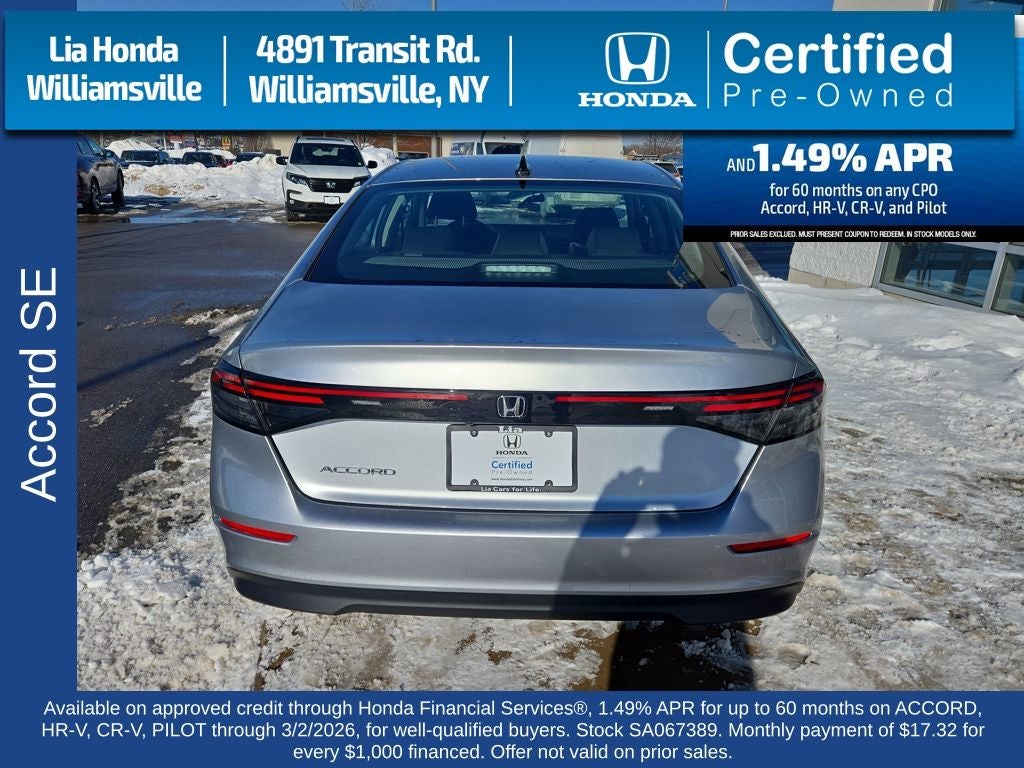 2025 Honda Accord SE