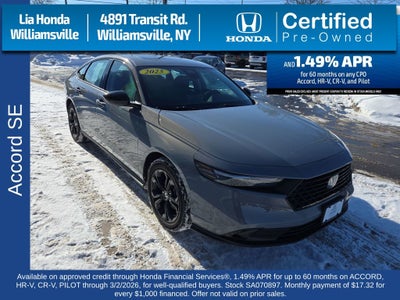 2025 Honda Accord SE