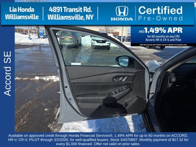 2025 Honda Accord SE