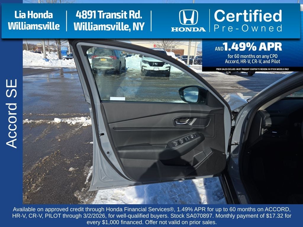 2025 Honda Accord SE