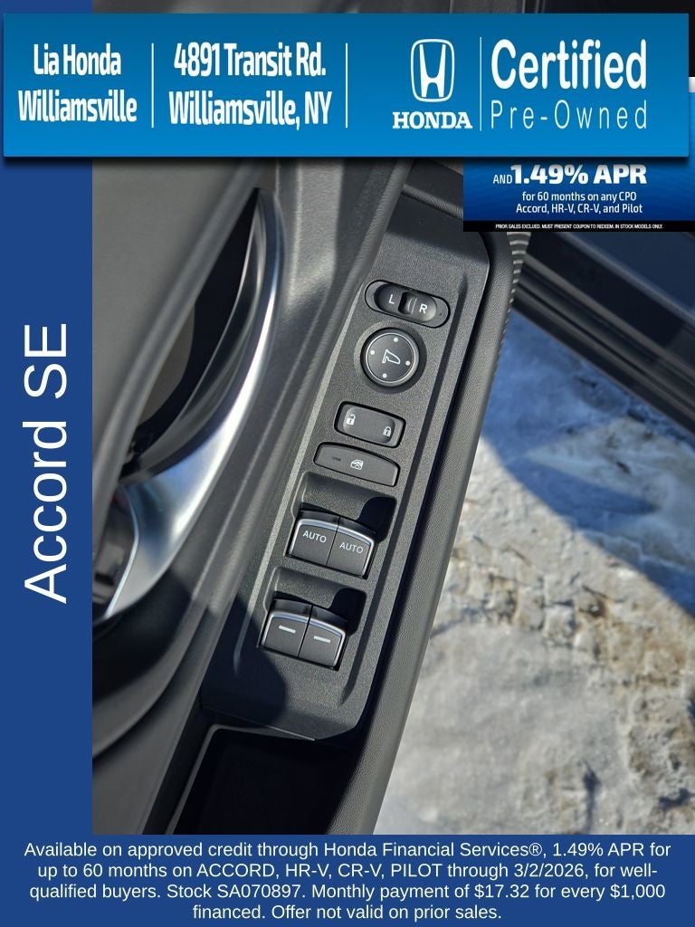 2025 Honda Accord SE