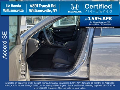 2025 Honda Accord SE