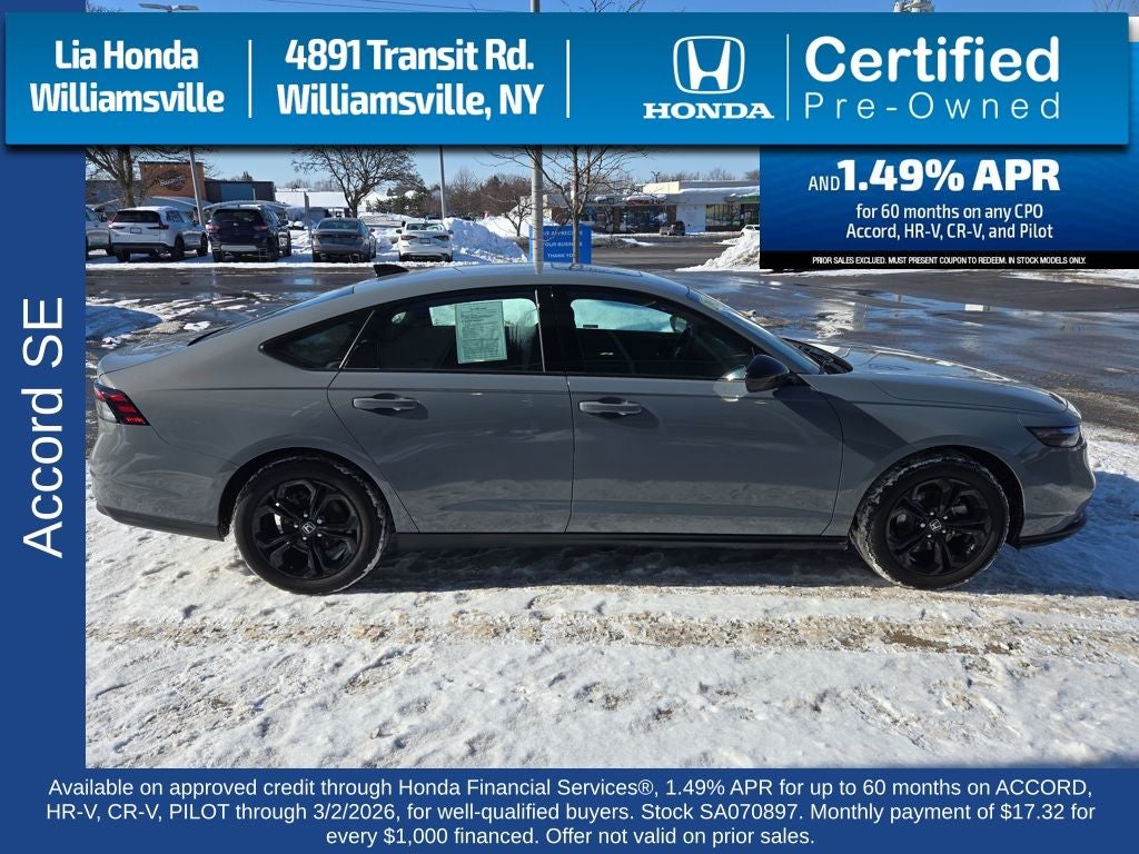 2025 Honda Accord SE