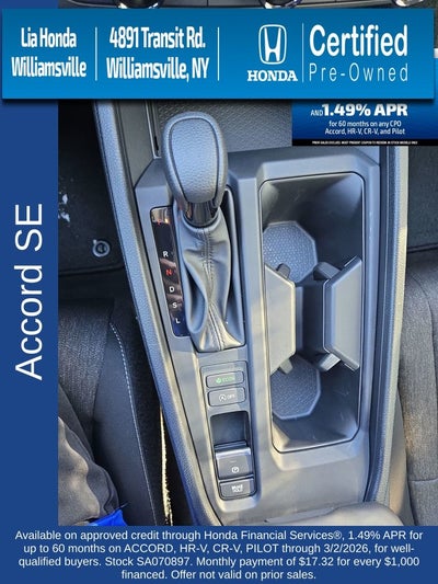 2025 Honda Accord SE