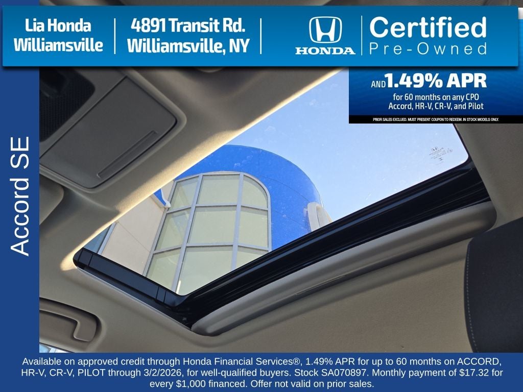 2025 Honda Accord SE