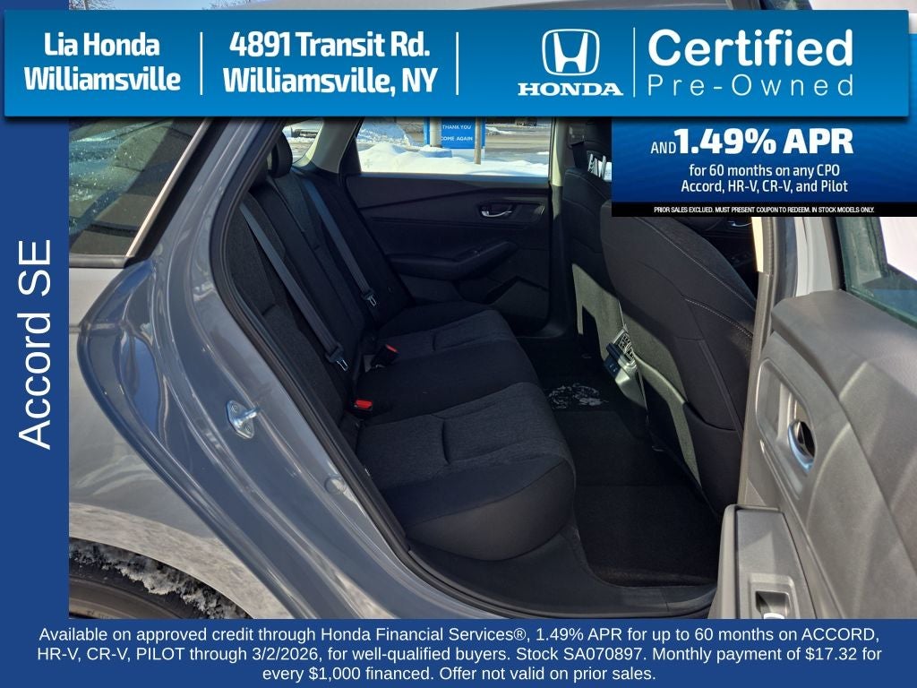 2025 Honda Accord SE