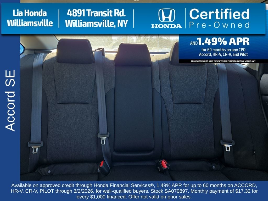 2025 Honda Accord SE