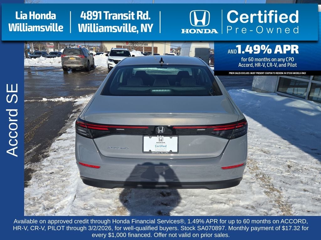 2025 Honda Accord SE