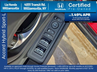 2024 Honda Accord Hybrid Sport-L