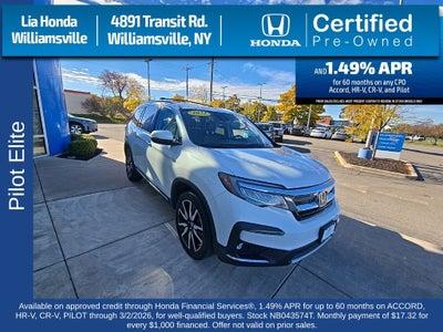 2022 Honda Pilot Elite