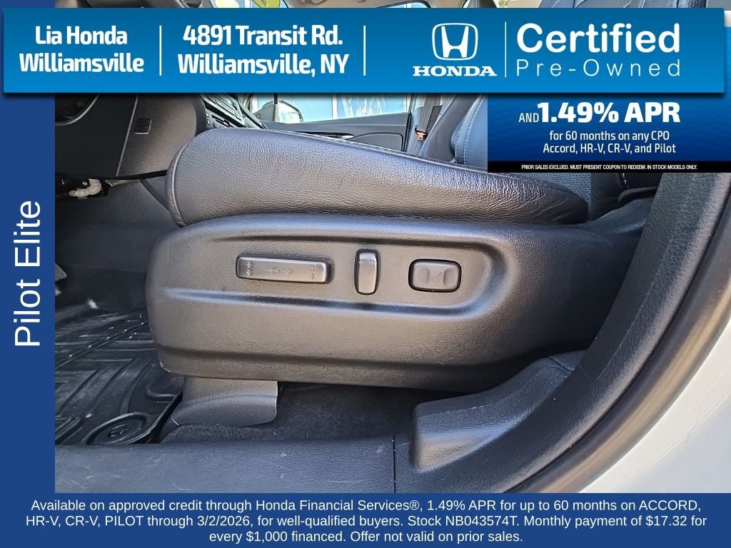 2022 Honda Pilot Elite