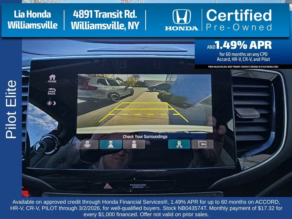 2022 Honda Pilot Elite