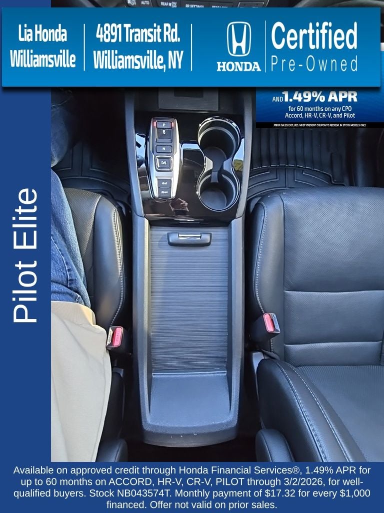 2022 Honda Pilot Elite