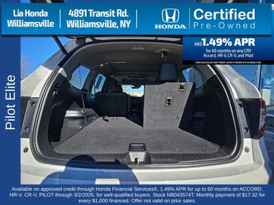 2022 Honda Pilot Elite