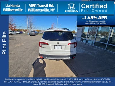 2022 Honda Pilot Elite
