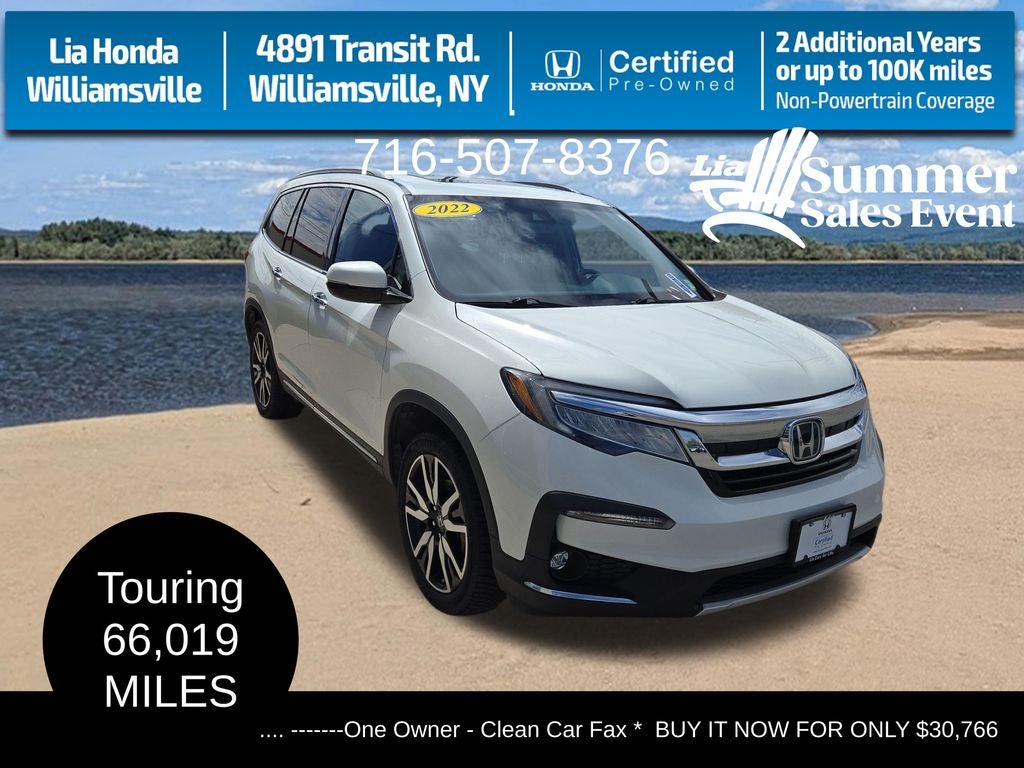 2022 Honda Pilot Touring 8 Passenger
