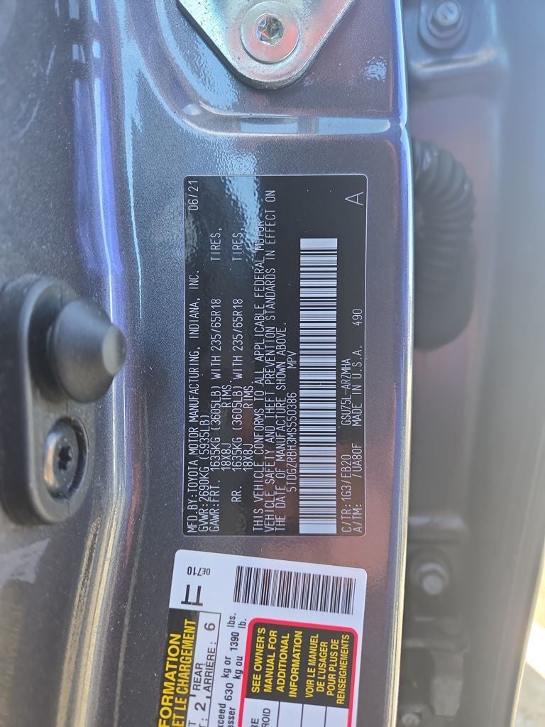 2021 Toyota Highlander XLE