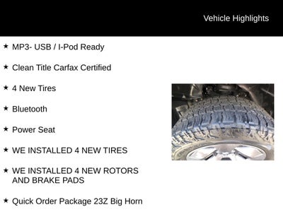 2020 RAM 1500 Big Horn/Lone Star
