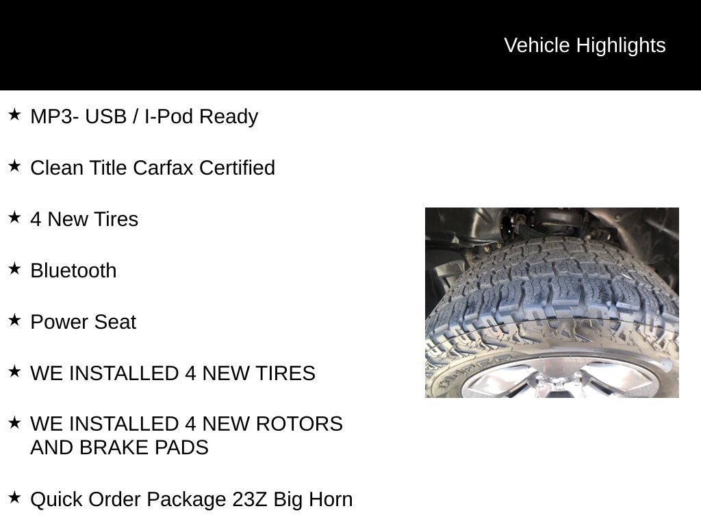 2020 RAM 1500 Big Horn/Lone Star