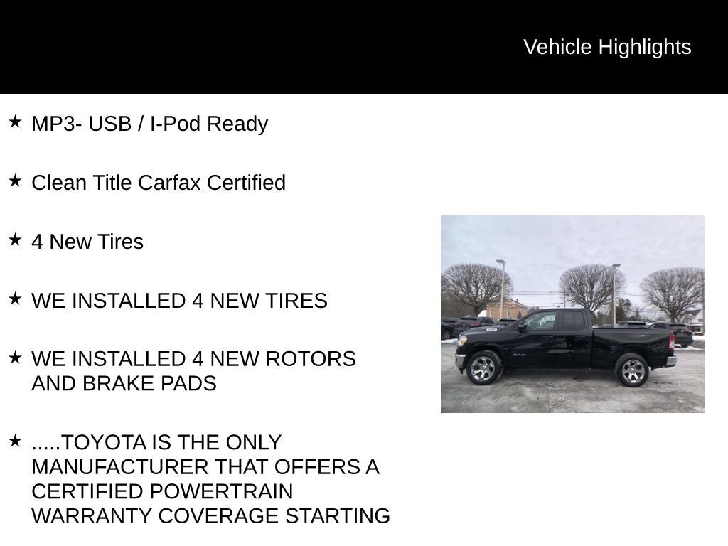 2021 RAM 1500 Big Horn/Lone Star