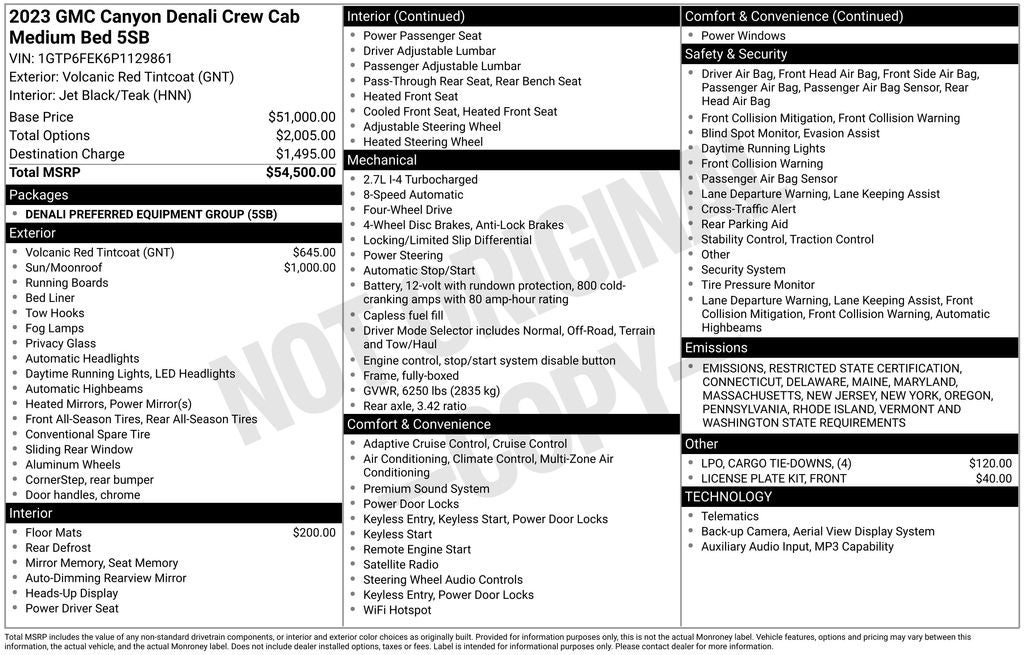 2023 GMC Canyon Denali