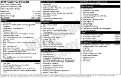 2024 Toyota Prius Prime XSE