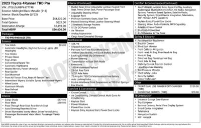 2023 Toyota 4Runner TRD Pro