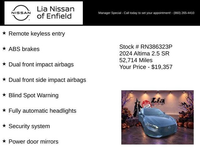 2024 Nissan Altima 2.5 SR