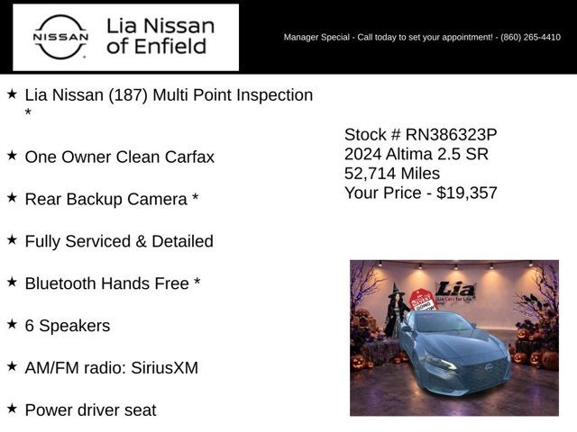 2024 Nissan Altima 2.5 SR