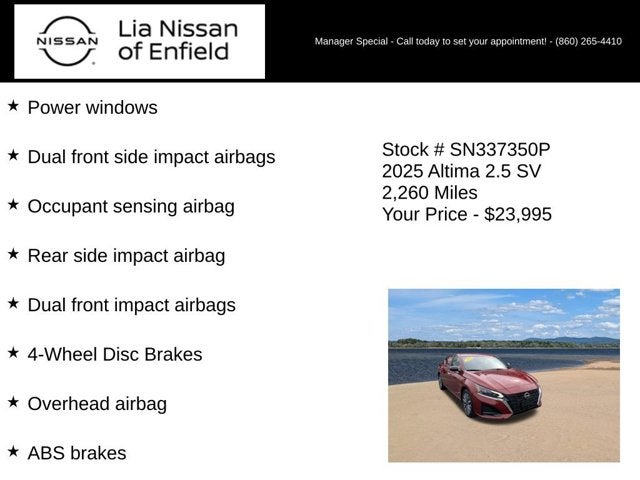 2025 Nissan Altima SV