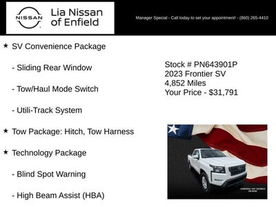 2023 Nissan Frontier SV