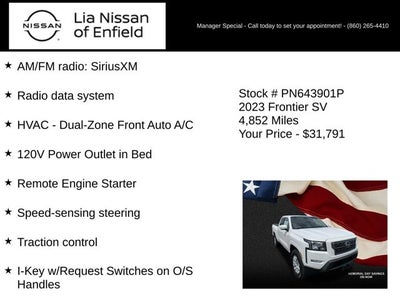 2023 Nissan Frontier SV