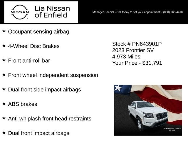 2023 Nissan Frontier SV