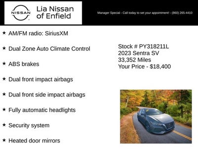 2023 Nissan Sentra SV