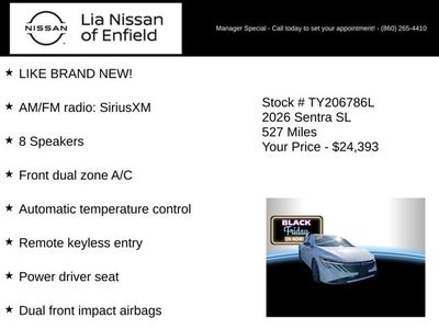 2026 Nissan Sentra SL