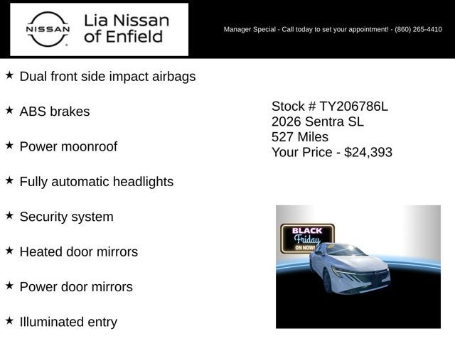 2026 Nissan Sentra SL